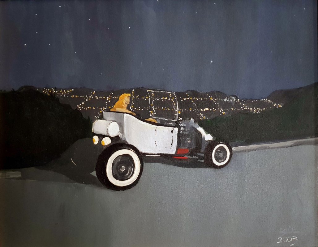 Pintura em Tela Marcelo Azzeva - Anos Dourados - 2003