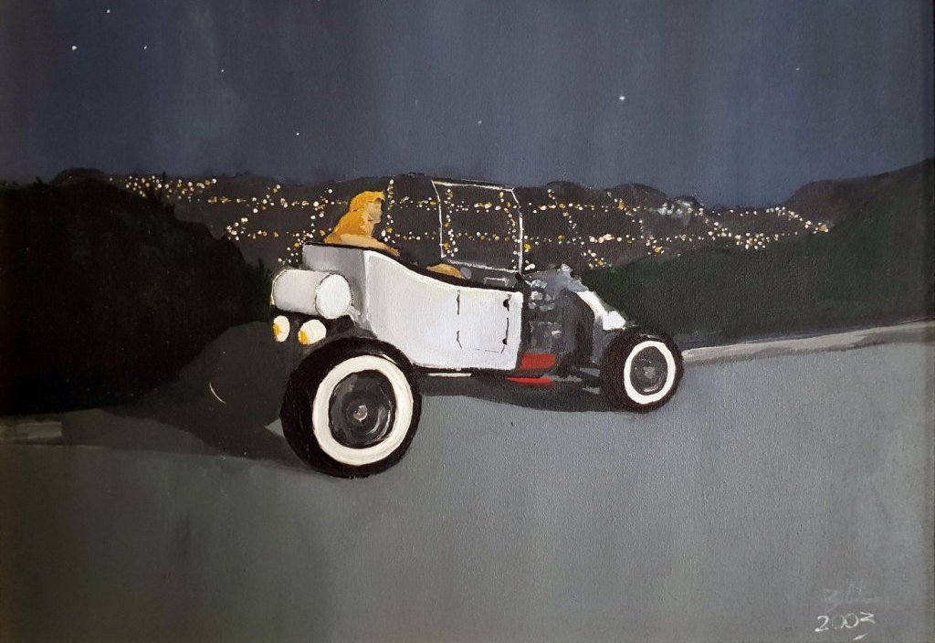 Pintura em Tela Marcelo Azzeva - Anos Dourados - 2003
